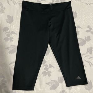 Adidas Women’s Black Capri Pants Climalite Size XL